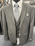 Vinci Medium Grey 3 Piece Slim Fit Suit - SV2900