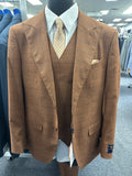 Statement Copper 3 Piece Tailored Fit Suit - Monte