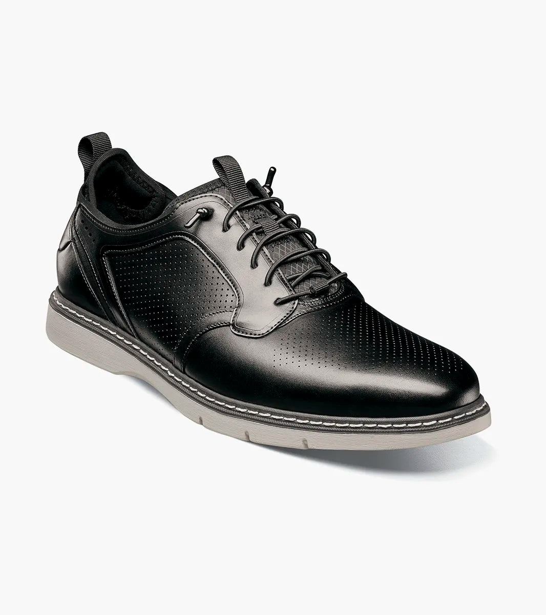 Stacy Adams Plain Toe Elastic Lace Up - Sync