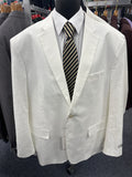 Vinci White 2 Piece Modern Fit Suit - MLC-1 Linen