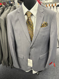 Celini Solid Grey 2 Piece Modern Fit Suit