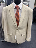 Vinci Tan 2 Piece Modern Fit Suit - MLC-1 Linen