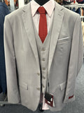 Statement Ash 3 Piece Slim Fit Suit - Lorenzo