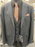 Statement Black 3 Piece Tailored Fit Suit - Salote