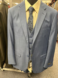 Powder Blue 3 Piece Classic Fit Creativo Suit