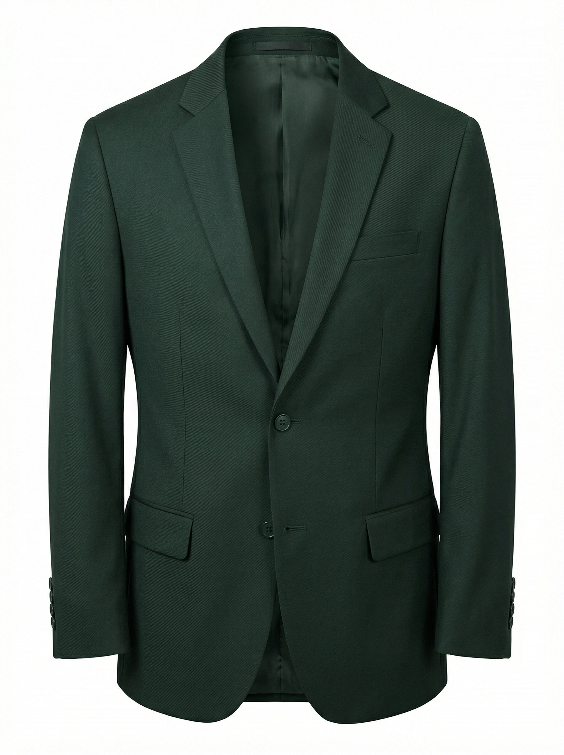 Hunter Green 3 Piece Creativo Classic Fit Suit
