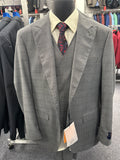 Statement Gray 3 Piece Tailored Fit Suit - Monte