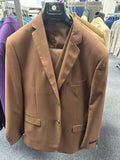 Braveman Brown 3 Piece Slim Fit Suit - M300