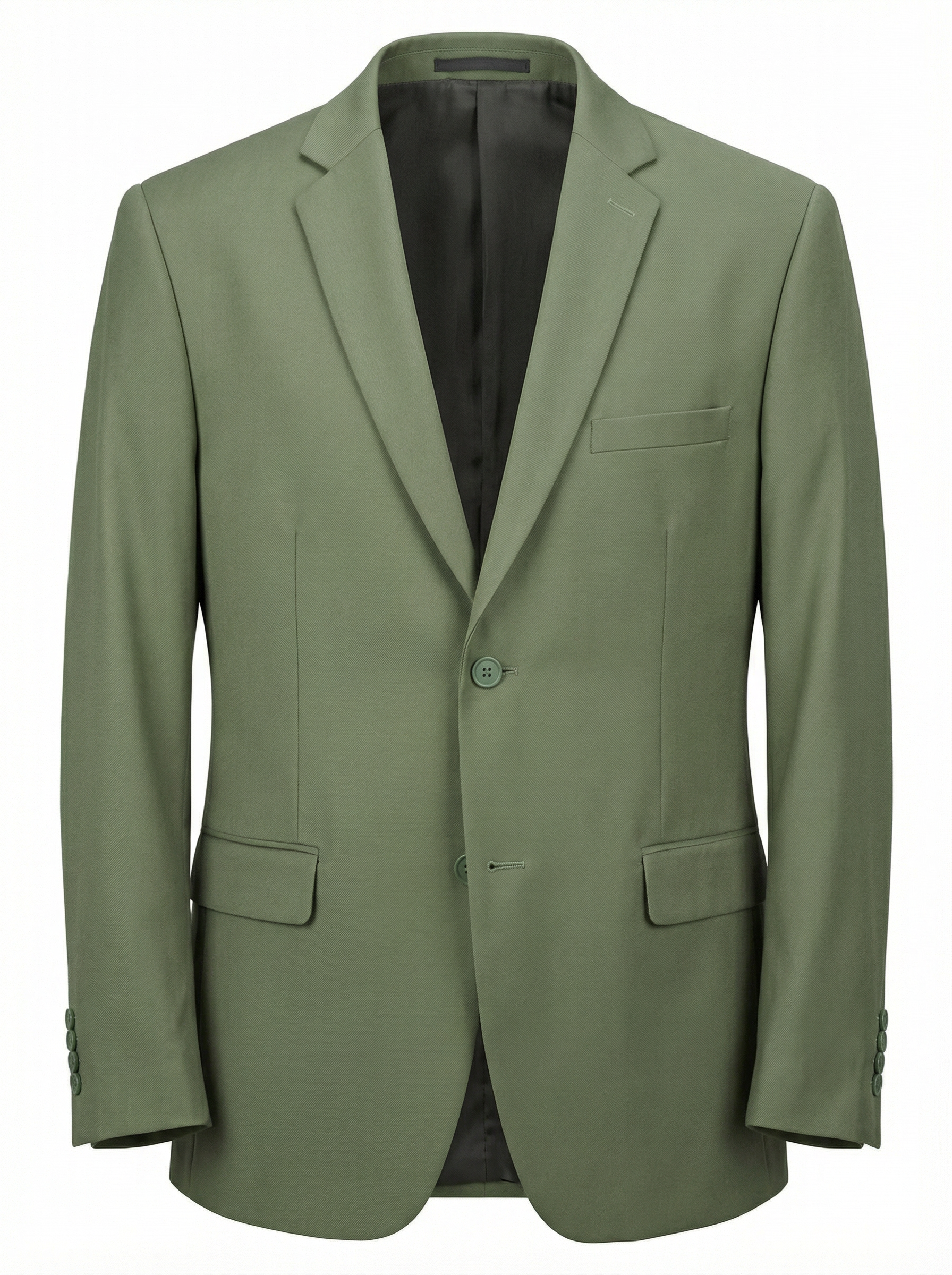 Statement Apple Green 3 Piece Tailored Fit Suit - STZV-102