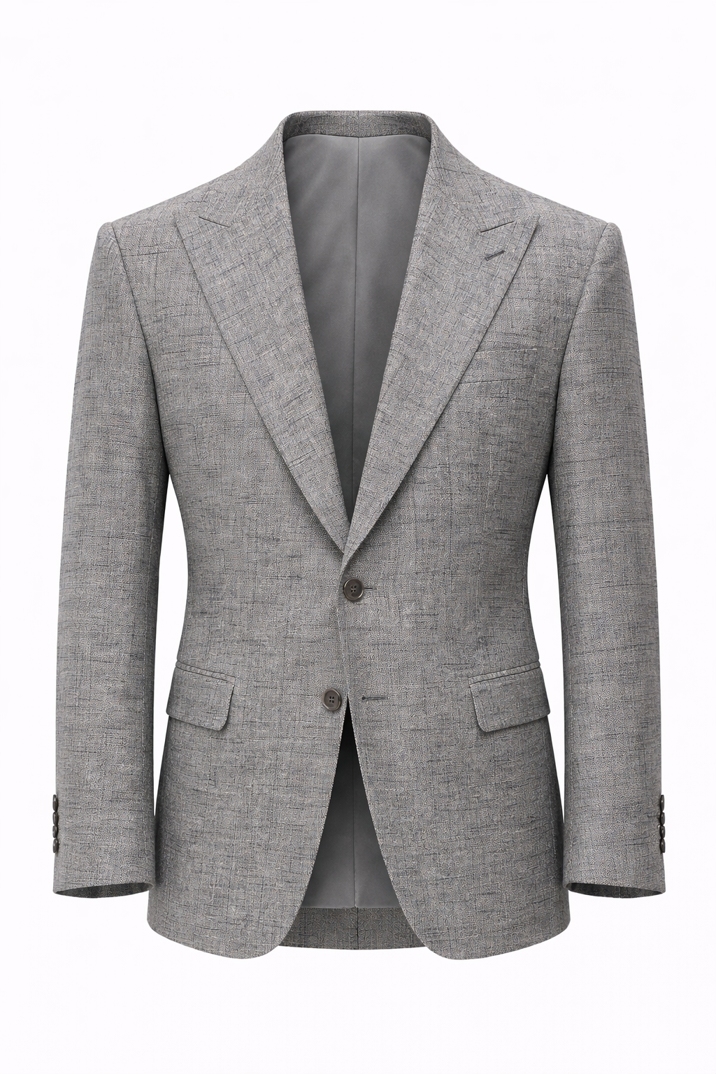Statement Gray 3 Piece Tailored Fit Suit - Verona