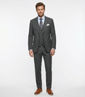 Studio Ferera Charcoal 3 Piece Slim Fit Suit - 31301
