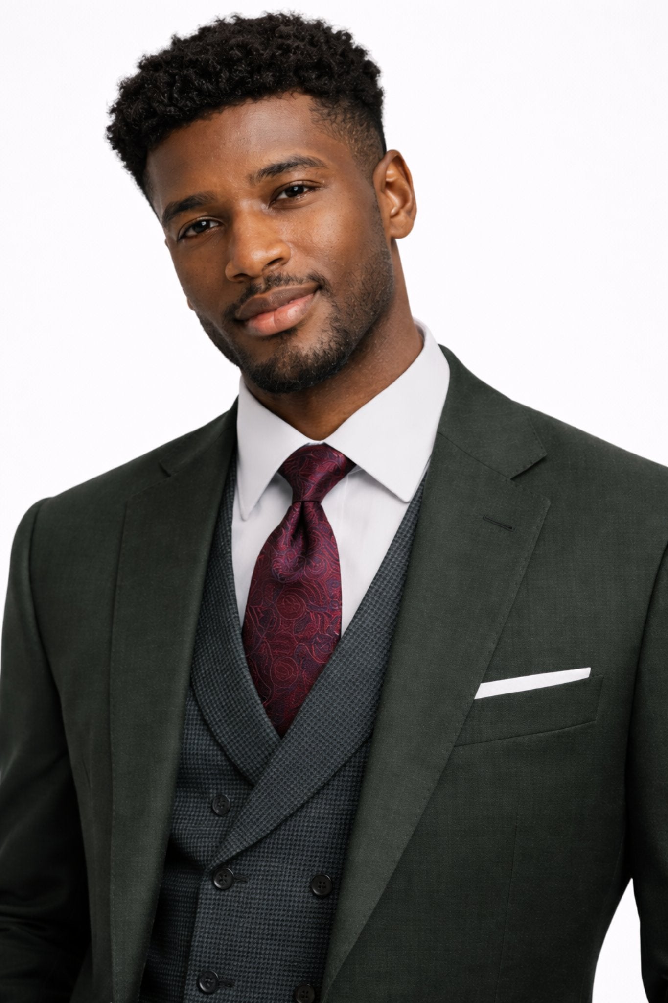 Statement Hunter 3 Piece Tailored Fit Suit - Marco-1