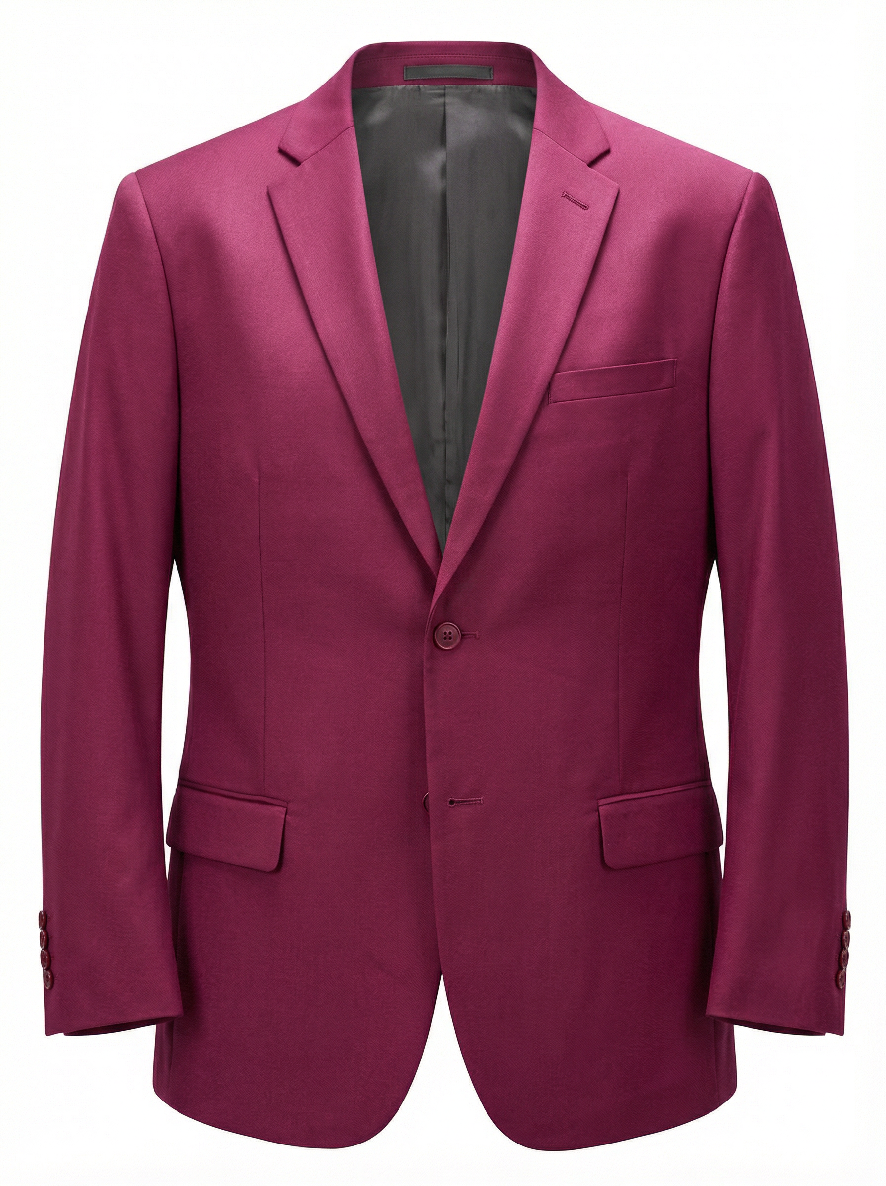 Capucci Burgundy 3 Piece Slim Fit Suit - 525